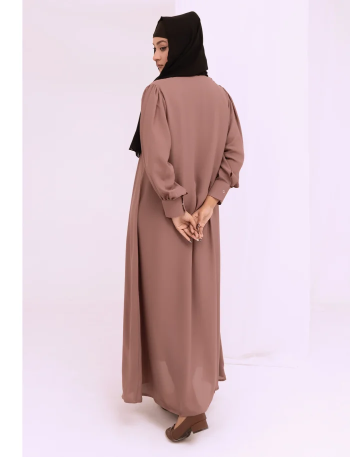 Camel Brown Abaya - Image 2