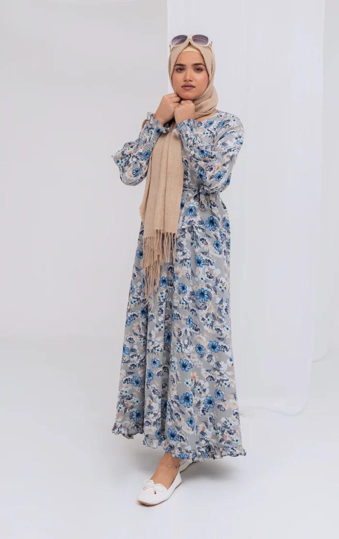 Modern Printed Abaya - Image 2