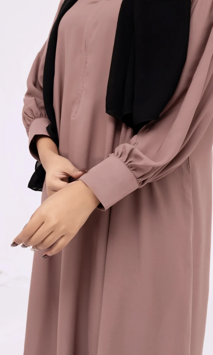 Camel Brown Abaya - Image 3