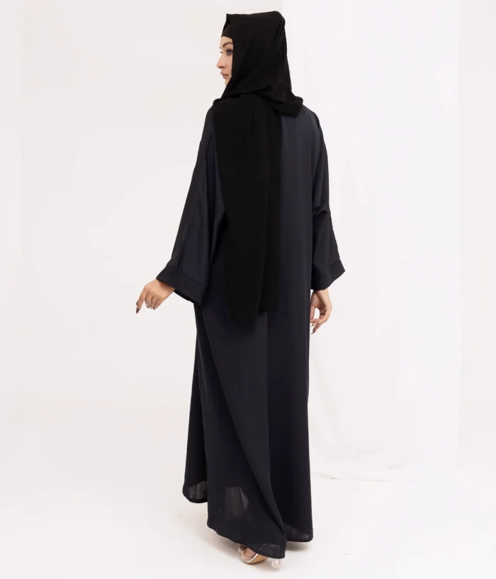 Classic Black Abaya - Image 3