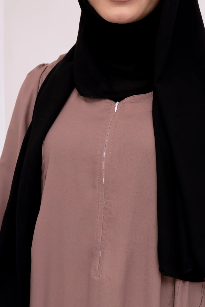 Camel Brown Abaya - Image 4