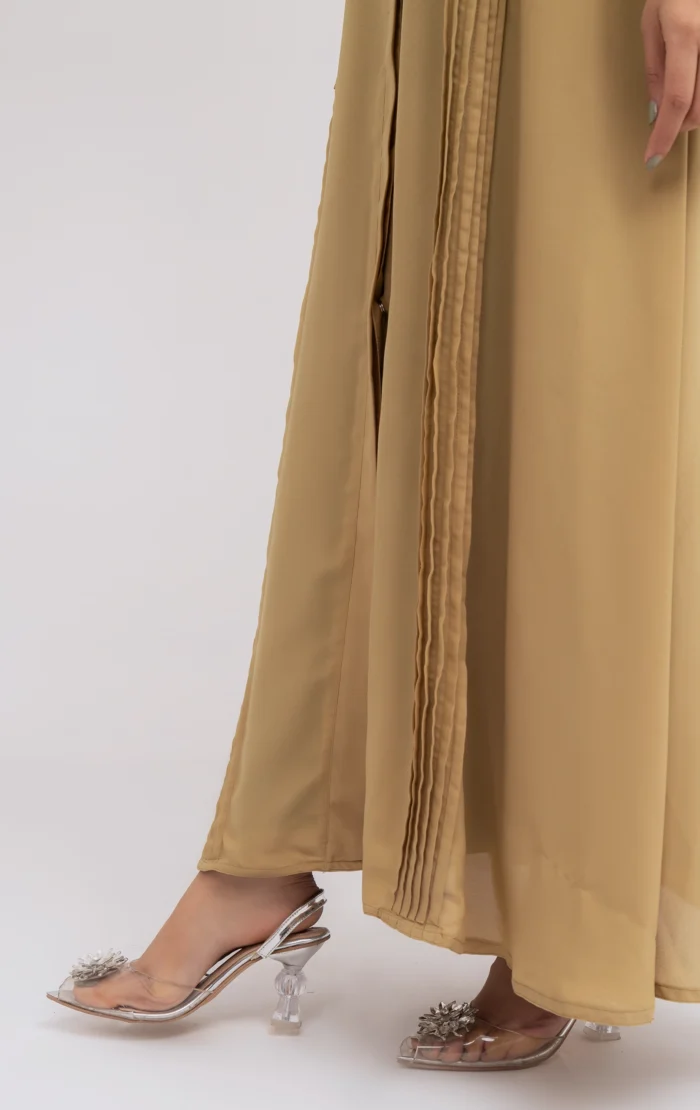 Sandy Brown Abaya - Image 6