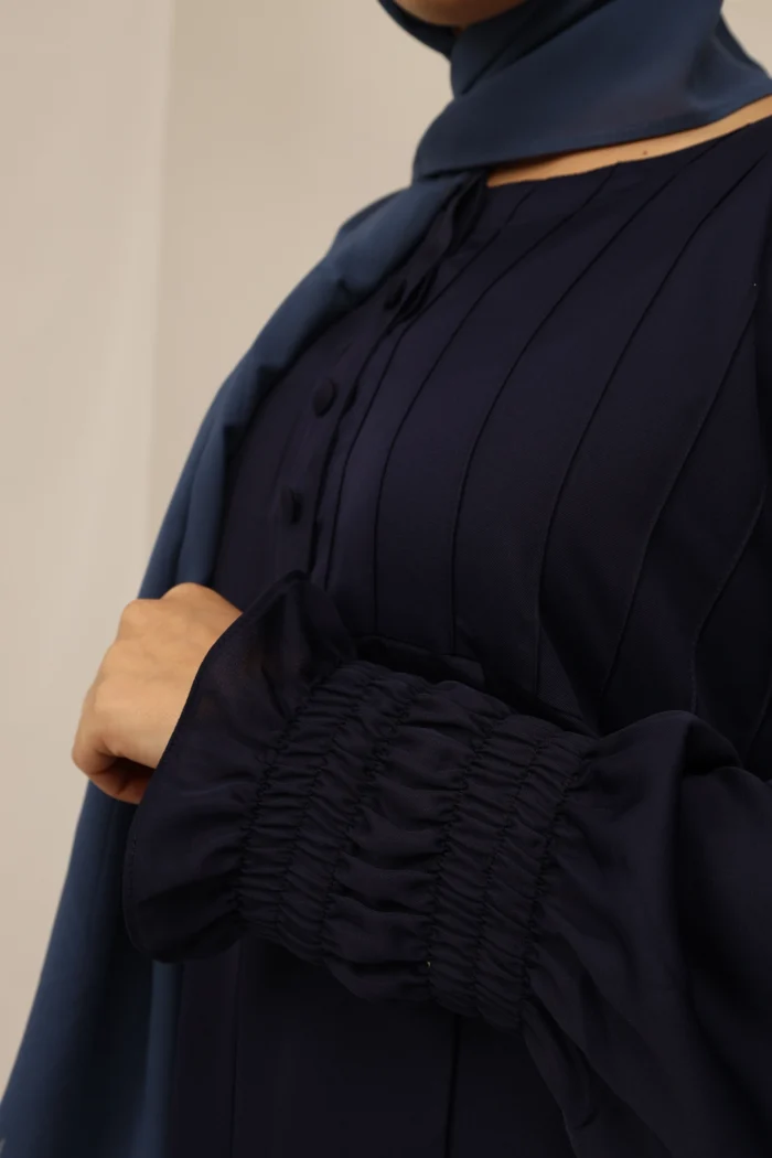 Premium Navy Blue Abaya - Image 5