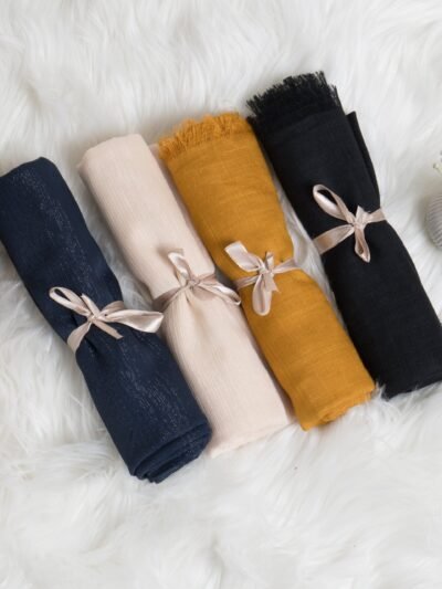 Pack Of 4 Hiajabs (Lawn and Tilla Zare Fabric)