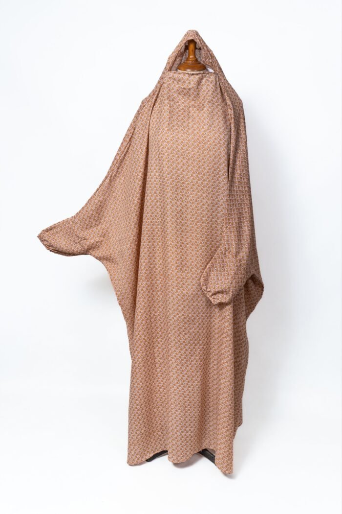 Brown Printed Namaz Chadar