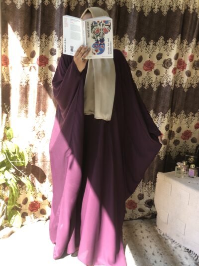 Purple Flare Abaya
