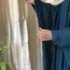 Teal Grace kaftan Abaya - Image 5