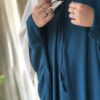 Teal Grace kaftan Abaya - Image 4