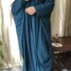 Teal Grace kaftan Abaya - Image 3