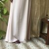 Blush Pink minimal Abaya - Image 2