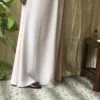 Blush Pink minimal Abaya - Image 2