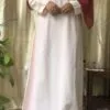 Blush Pink minimal Abaya - Image 4
