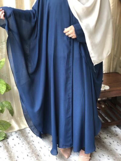 Blue Flare Abaya