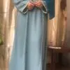 Premium Lace & Pintex Abaya - Image 4